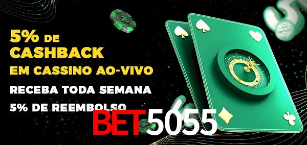 Promoções do cassino ao Vivo Bet5055